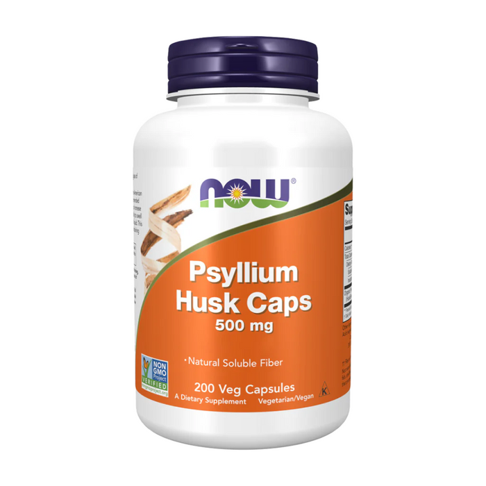 Now Foods Psyllium Husk Caps 500 mg 200 vegkapslar