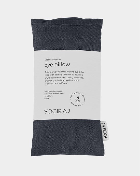 Yogiraj Ögonkudde Hemp Eye pillow, Graphite Grey