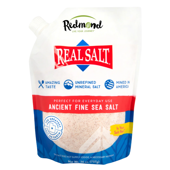 Redmond Real Salt FINE 26 oz 737 g Pouch
