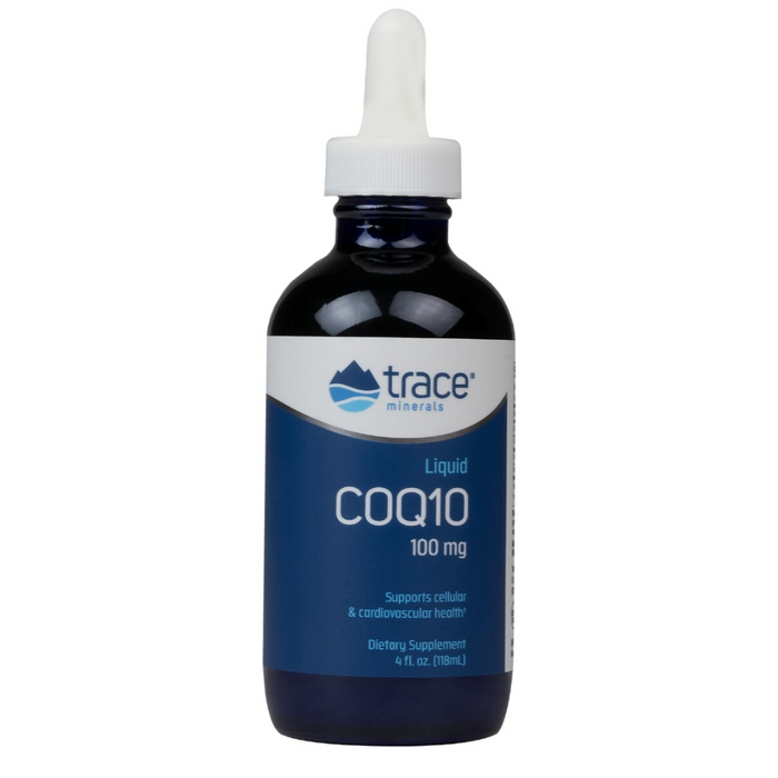 Trace Minerals Liquid CoQ10 (100 mg) 4 oz 118 ml