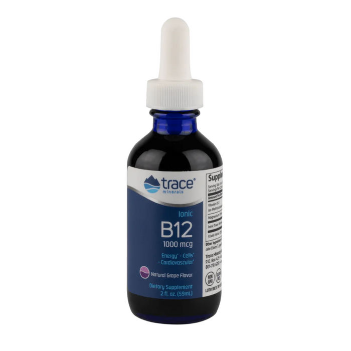 Trace Minerals  Liquid Ionic B12 (1,000 mcg) 2 oz 59 ml