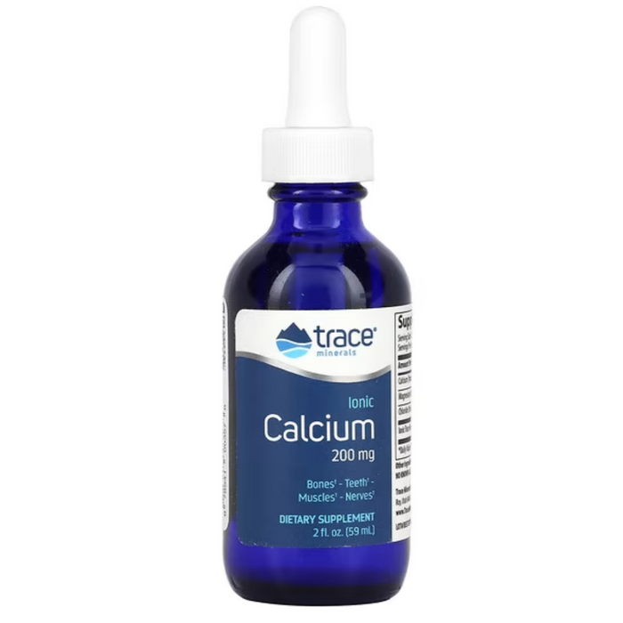 Trace Minerals Liquid Ionic Calcium (200 mg) 2 oz 59 ml