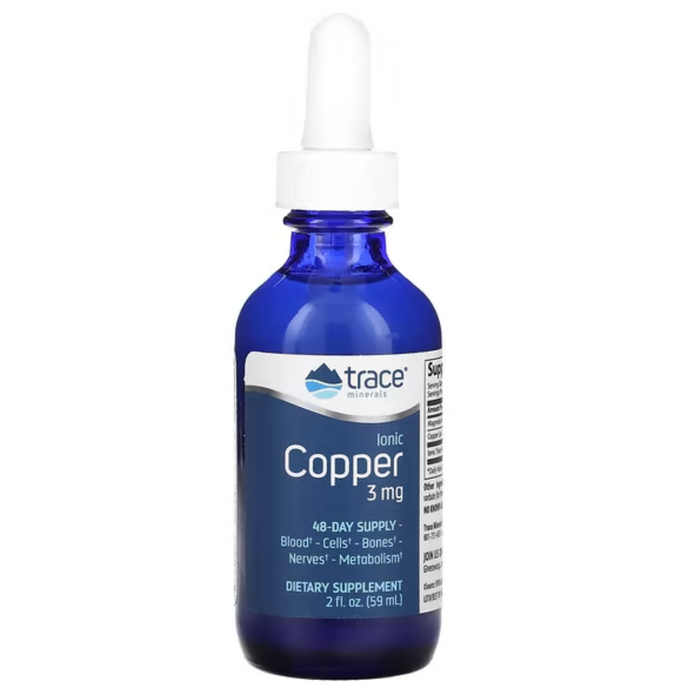 Trace Minerals Liquid Ionic Copper 2 oz 59 ml