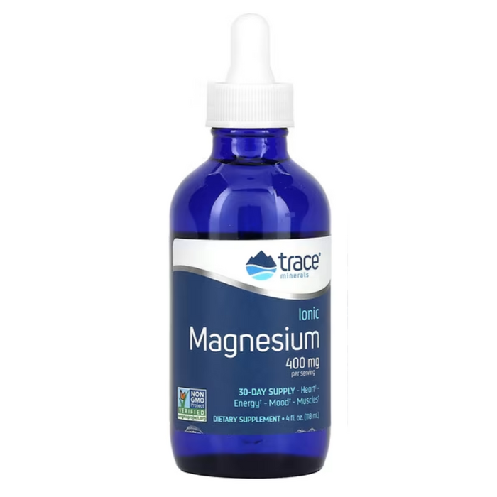 Trace Minerals Liquid Ionic Magnesium (400 mg) 4 oz 118 ml