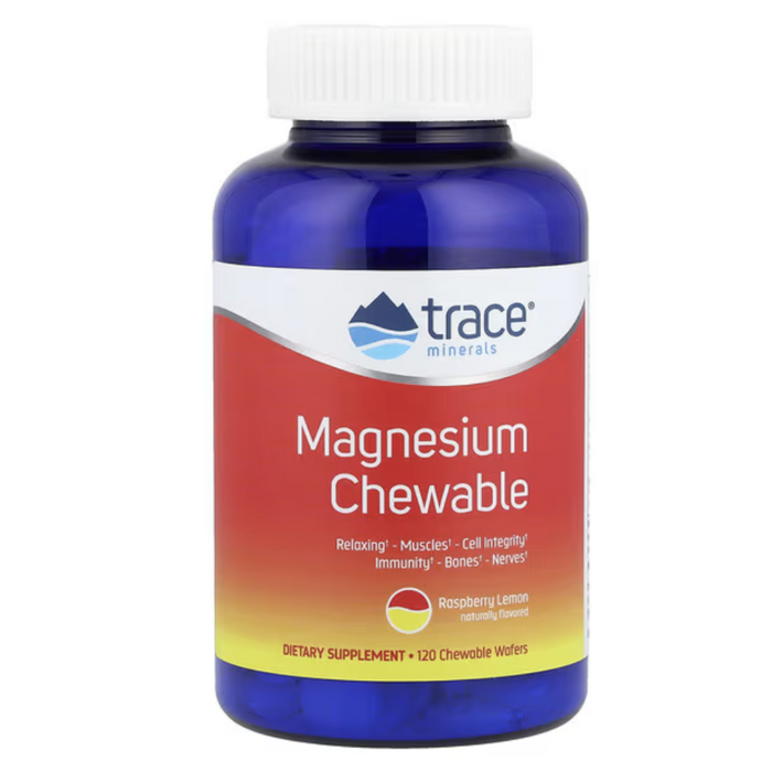 Trace Minerals Magnesium Chewable - Raspberry Lemon 120 st