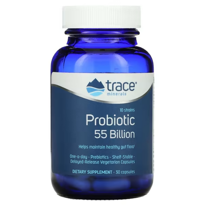 Trace Minerals Probiotic 55 Billion 30st