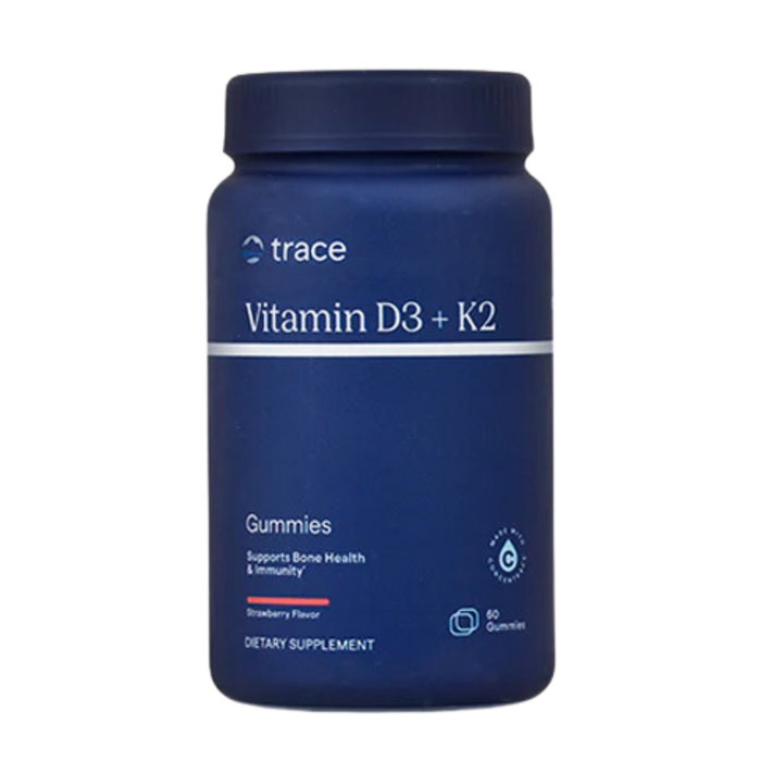 Trace Minerals Vitamin D3 + K2 Gummies Strawberry 60st