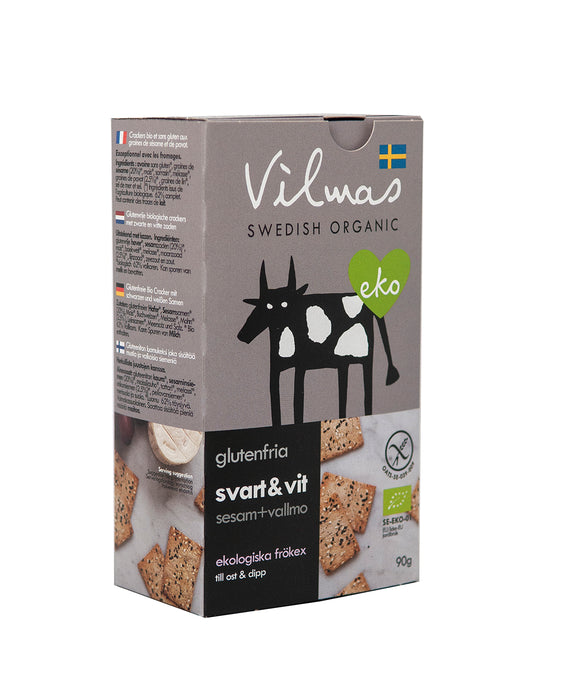 Vilmas Swedish Organic Svart & Vit Kex EKO 90 g