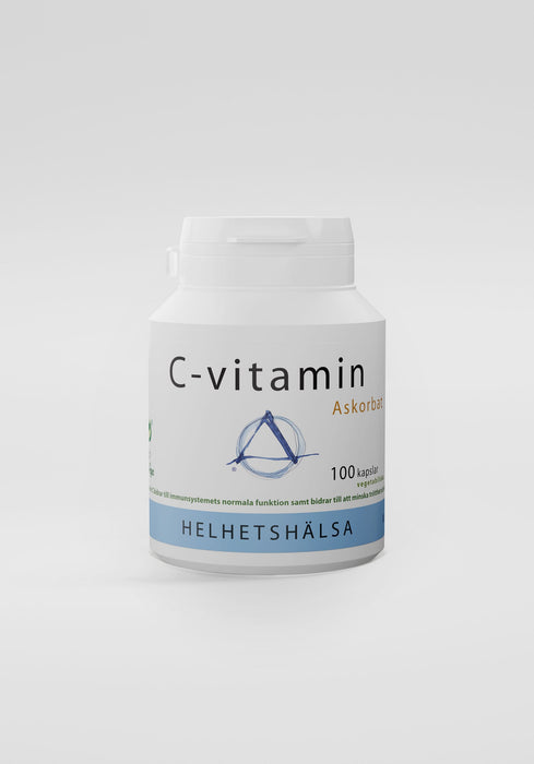 Helhetshälsa C-vitamin, askorbat, 500 mg 100 kapslar