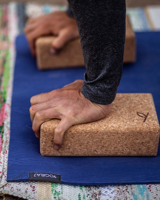 Yogiraj Yoga block cork, large