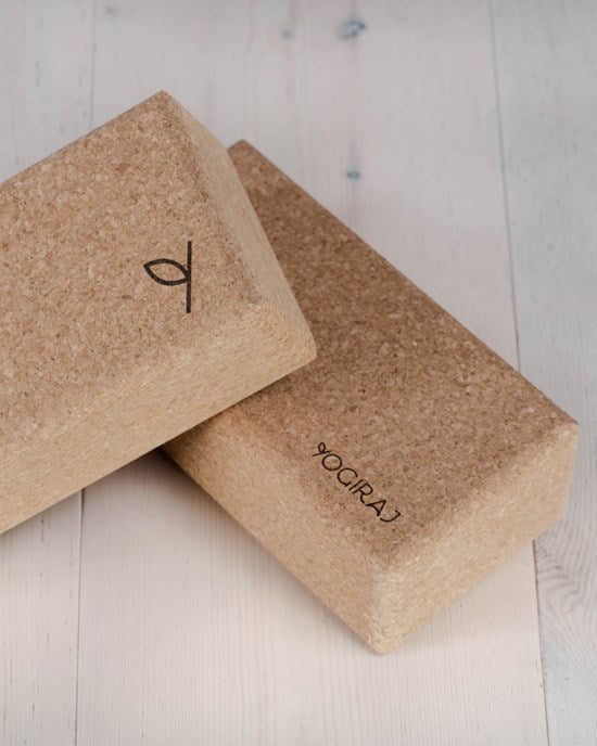 Yogiraj Yoga block cork, large
