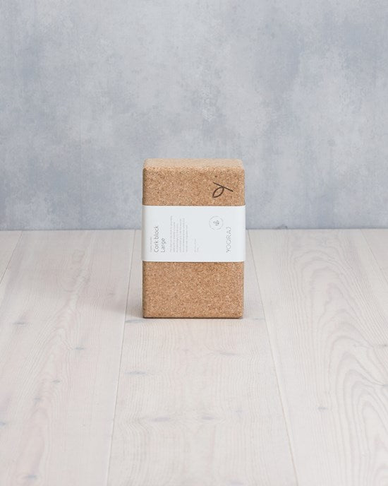 Yogiraj Yoga block cork, large