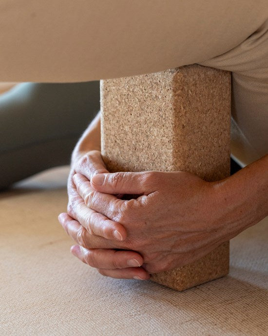 Yogiraj Yoga block cork, large