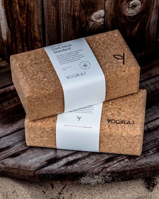 Yogiraj Yoga block cork, standard