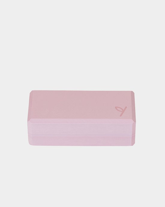 Yogiraj Yoga block Light weight foam, Heather Pink