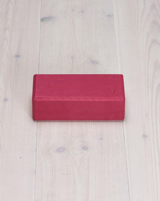 Yogiraj Yoga block Light weight foam, Raspberry Red