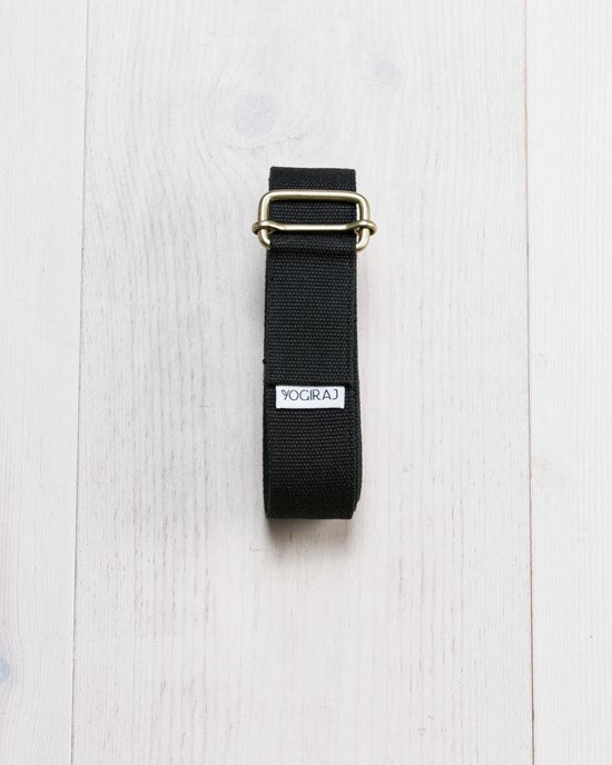 Yogiraj Yogabälte Yoga belt long, Midnight Black