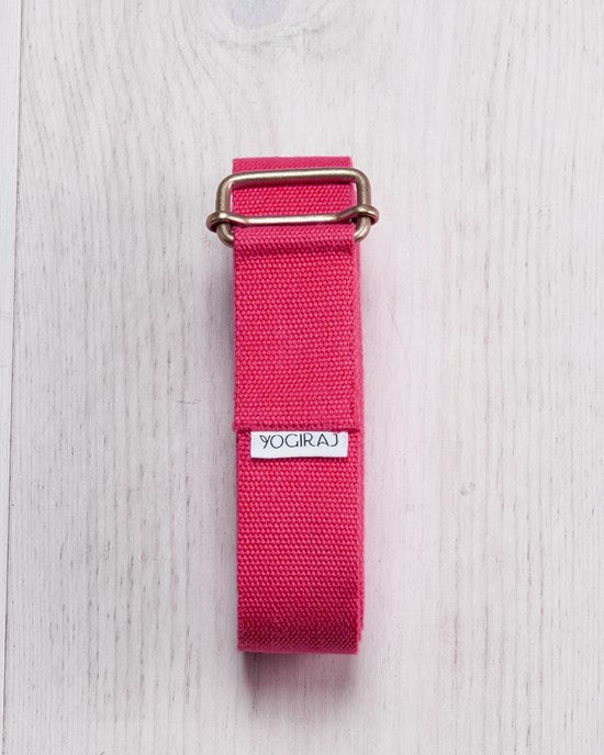 Yogiraj Yogabälte Yoga belt standard, Raspberry Red
