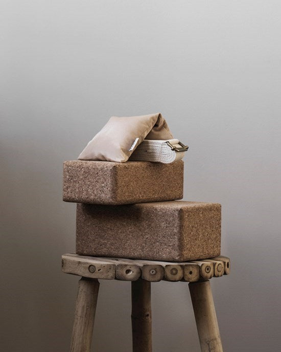 Yogiraj Yogablock kit 2 st block cork, large