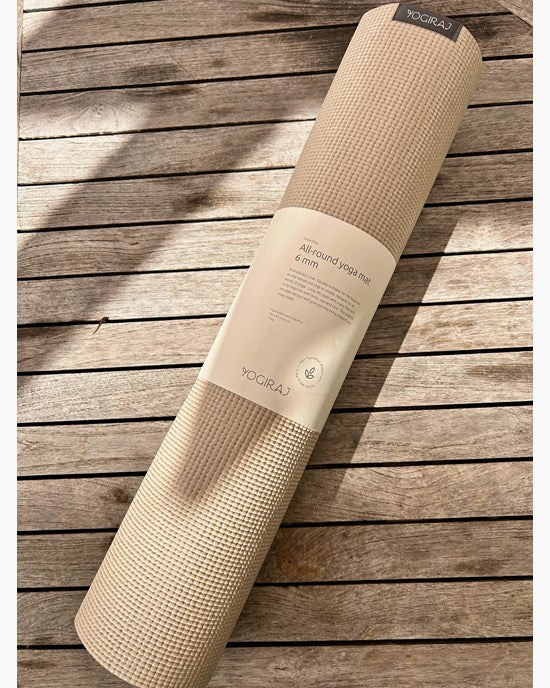 Yogiraj Yogamatta All-round yoga mat, 4 mm, Natural
