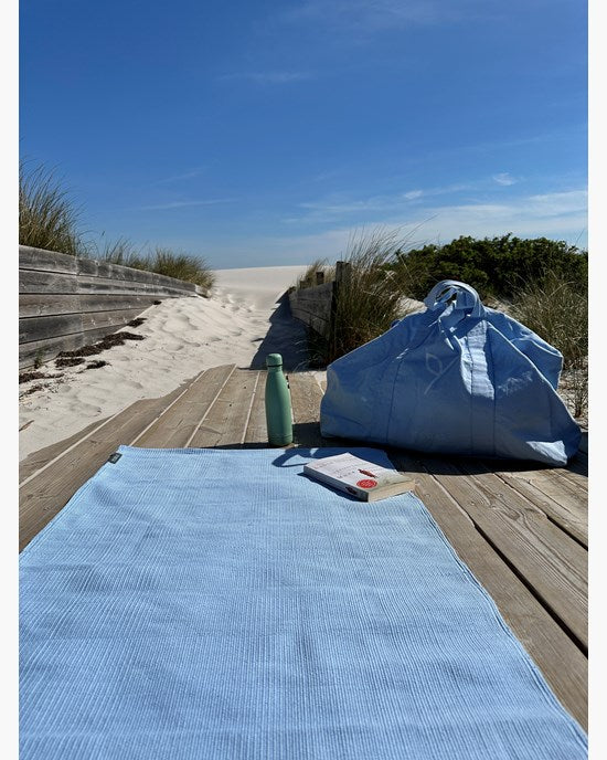 Yogiraj Yogamatta Mysore Organic Yoga Rug, 3 mm, Sky Blue