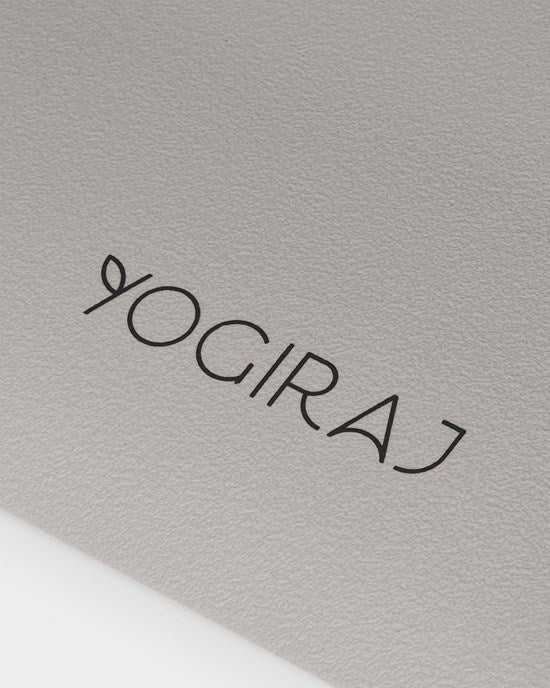 Yogiraj Yogamatta Natural practice mat 4 mm, Misty Greige