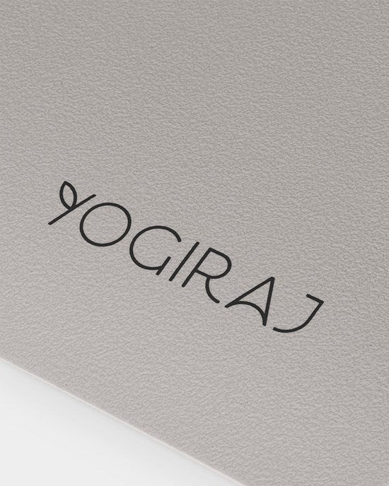 Yogiraj Yogamatta Natural practice mat 6 mm, Misty Greige