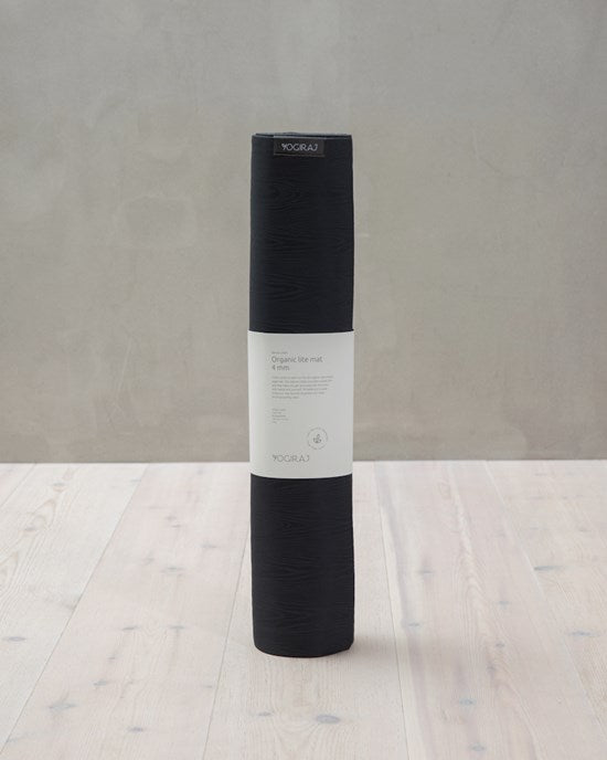 Yogiraj Yogamatta Organic Lite mat 4 mm, Graphite Grey