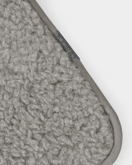 Yogiraj Yogamatta Premium wool mat, Silver Grey