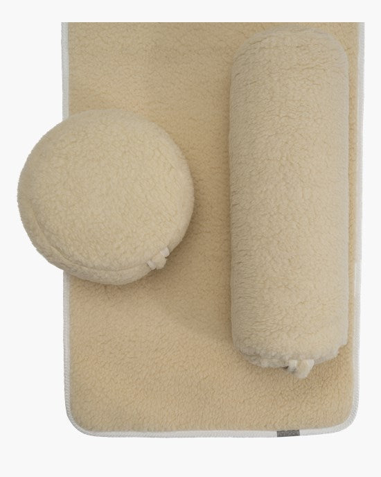 Yogiraj Yogamatta Premium wool mat, Silver Grey